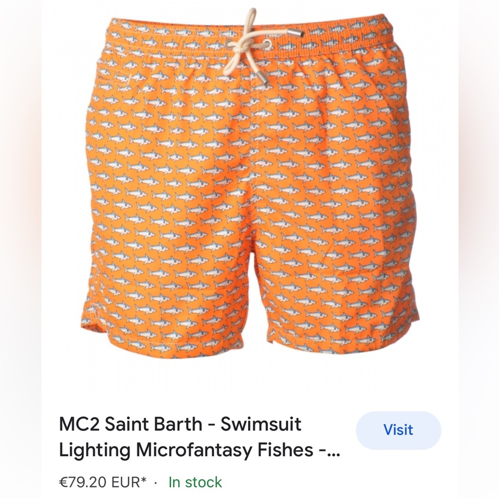 MC2 Saint Barth swim shorts size Small